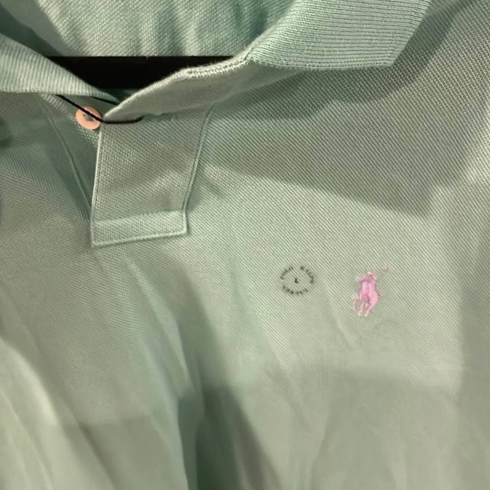 Green polo, Ralph Lauren, classic fit large new with tags polo